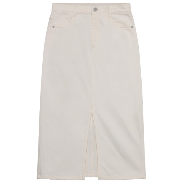 KnowledgeCotton Apparel - Women's Mid Length H. Twill Skirt - Rock Gr 33 grau von KnowledgeCotton Apparel