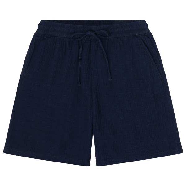 KnowledgeCotton Apparel - Women's Posey Fit Mid-Rise Dobby - Shorts Gr L blau von KnowledgeCotton Apparel