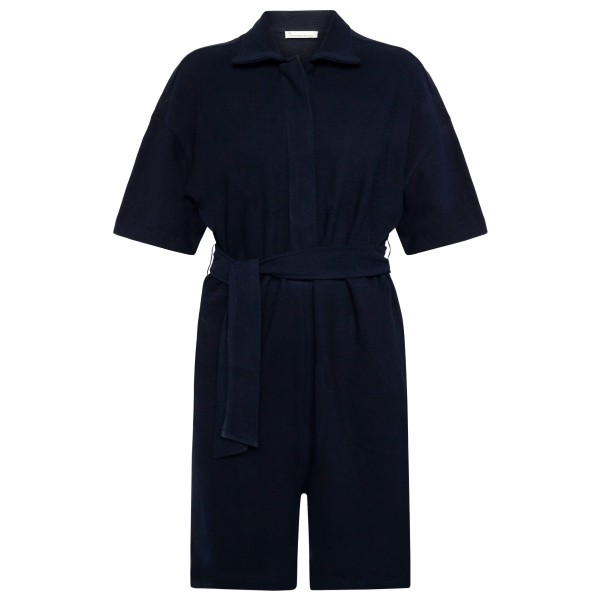 KnowledgeCotton Apparel - Women's Posey Wide Fit Bouclé Suit - Jumpsuit Gr S blau von KnowledgeCotton Apparel