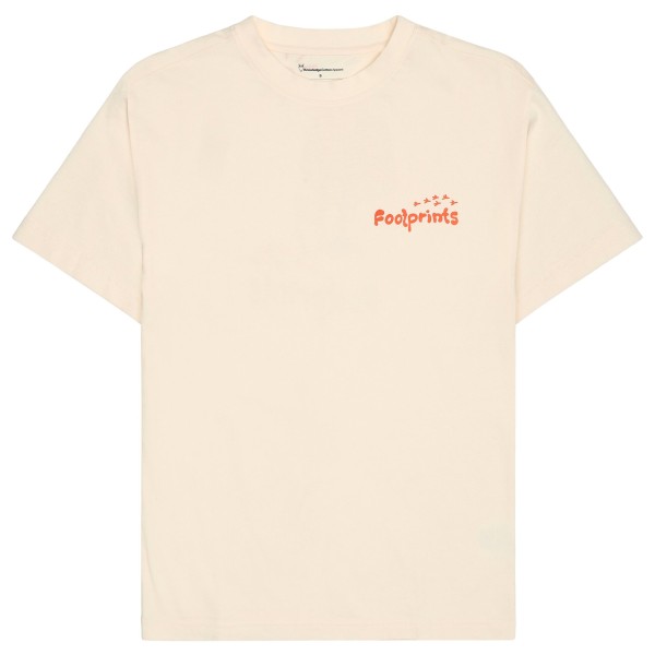 KnowledgeCotton Apparel - Women's Print T-Shirt - T-Shirt Gr S weiß von KnowledgeCotton Apparel