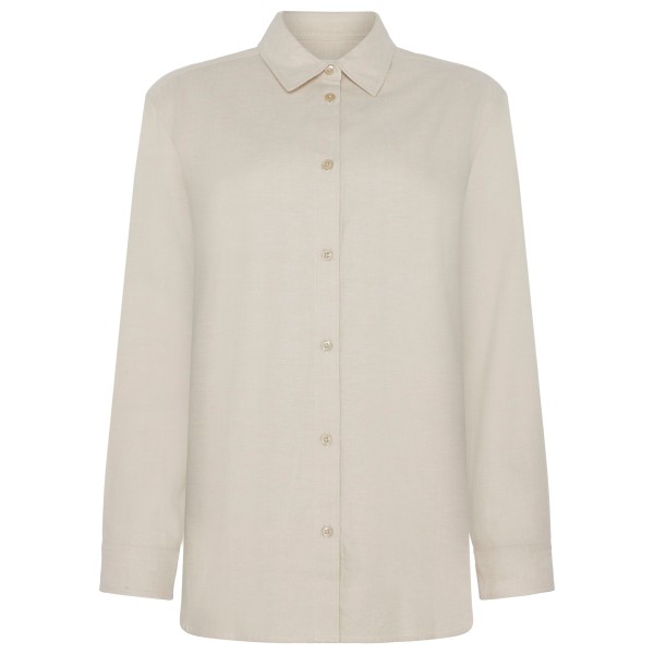 KnowledgeCotton Apparel - Women's Regular Fit Heavy Twill - Bluse Gr M beige von KnowledgeCotton Apparel