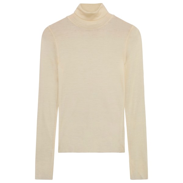 KnowledgeCotton Apparel - Women's Wool L/S Roll Neck - Wollpullover Gr S beige von KnowledgeCotton Apparel