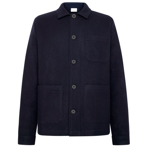KnowledgeCotton Apparel - Wool overshirt - RWS - Freizeitjacke Gr XL blau von KnowledgeCotton Apparel