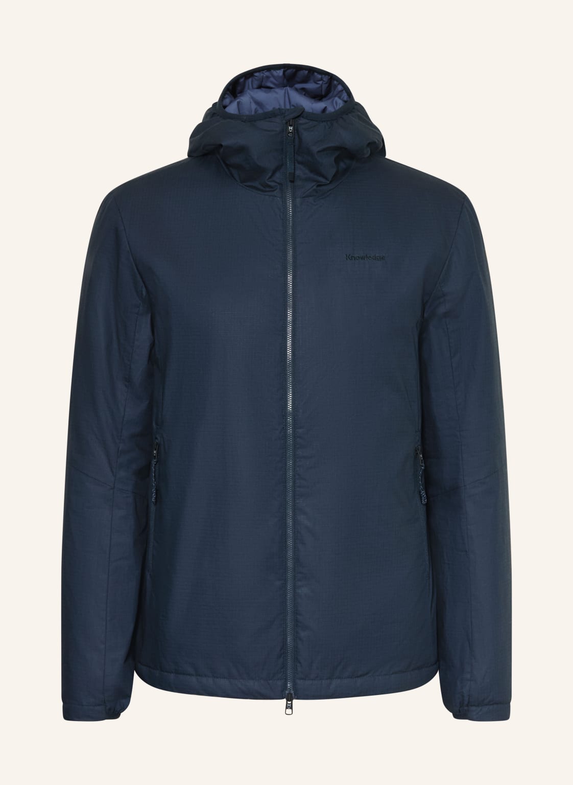 Knowledgecotton Apparel Funktionsjacke Vent Ripstop 140 blau von KnowledgeCotton Apparel