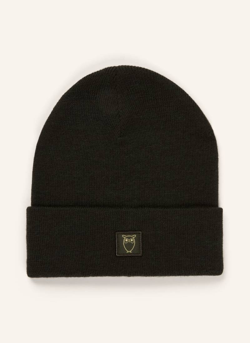 Knowledgecotton Apparel Mütze Aus Merinowolle gruen von KnowledgeCotton Apparel