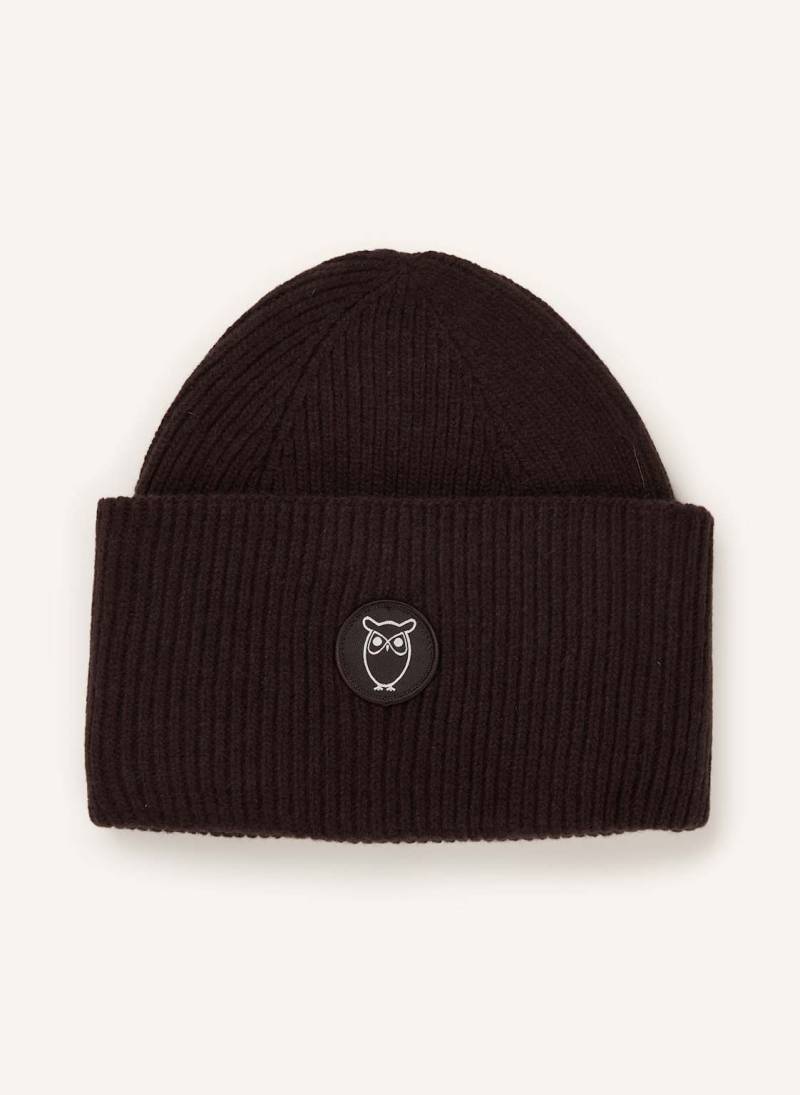Knowledgecotton Apparel Mütze braun von KnowledgeCotton Apparel