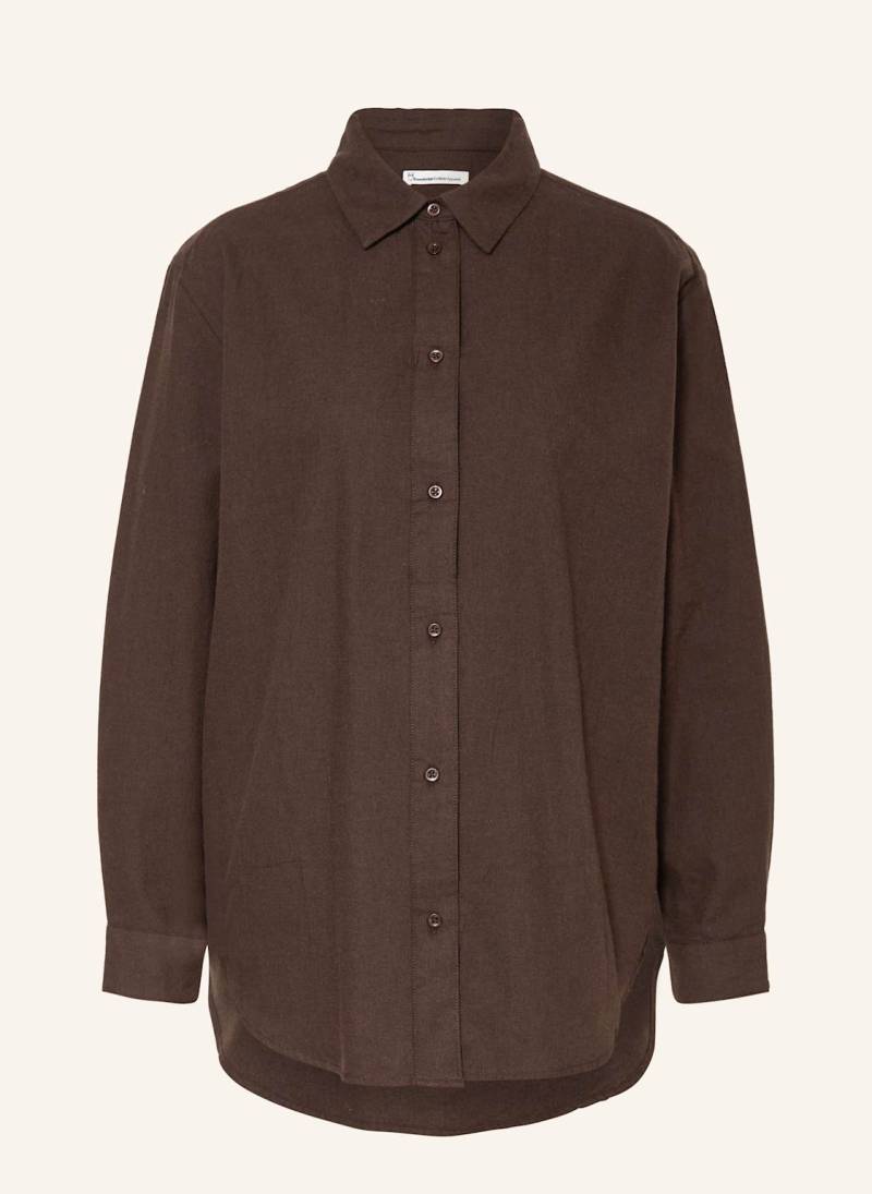 Knowledgecotton Apparel Outdoor-Bluse braun von KnowledgeCotton Apparel