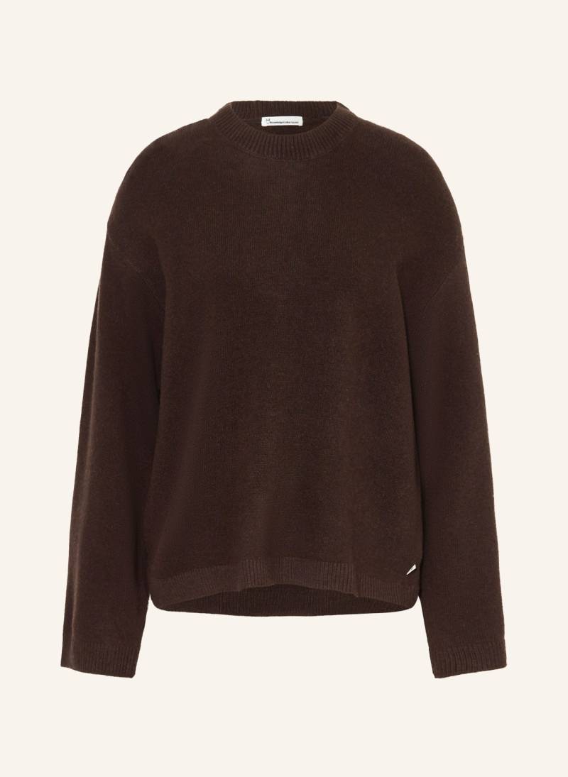 Knowledgecotton Apparel Pullover braun von KnowledgeCotton Apparel