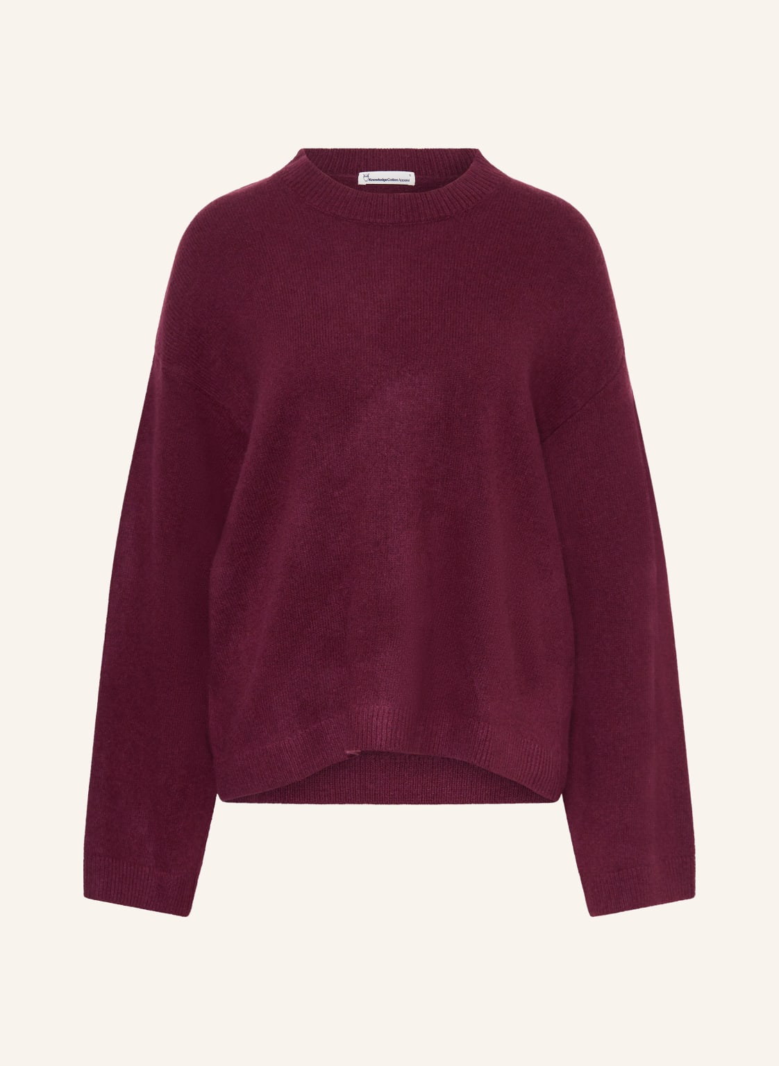 Knowledgecotton Apparel Pullover rot von KnowledgeCotton Apparel