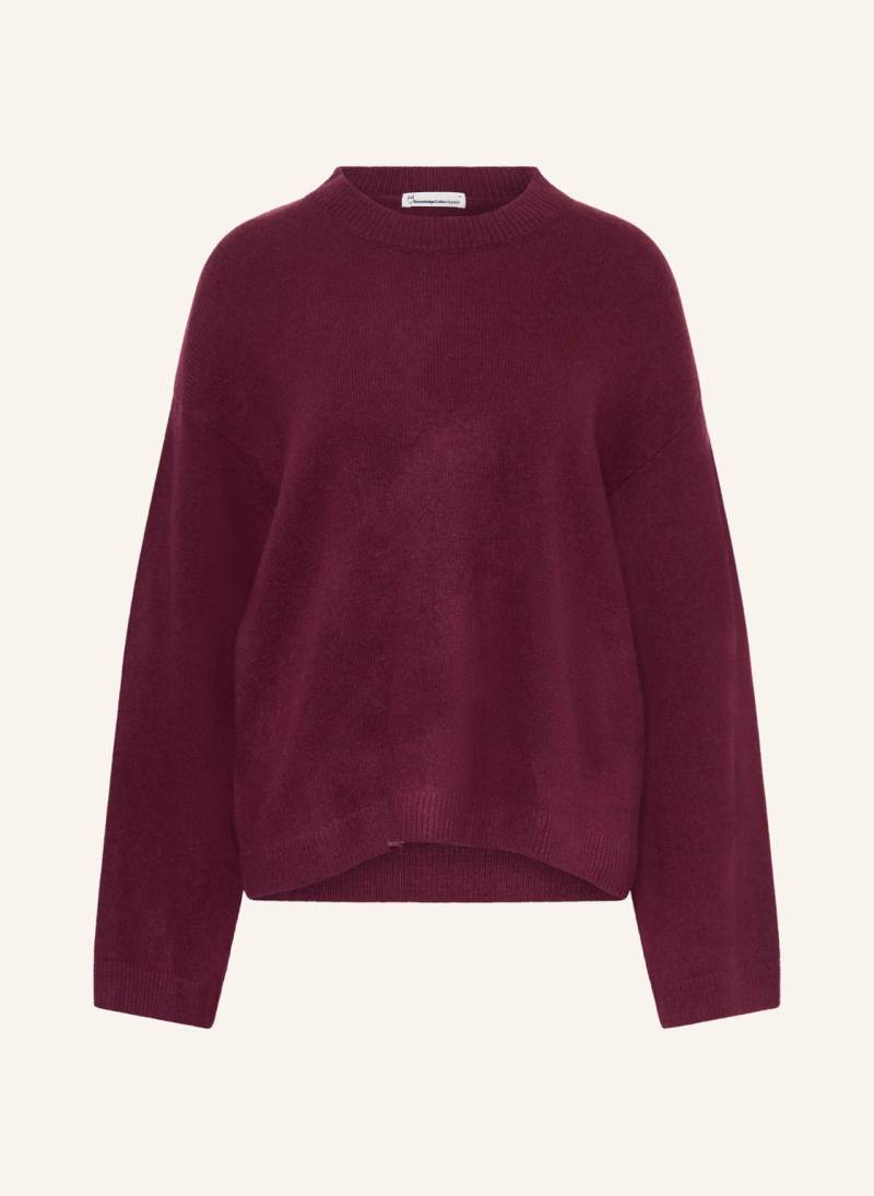 Knowledgecotton Apparel Pullover rot von KnowledgeCotton Apparel