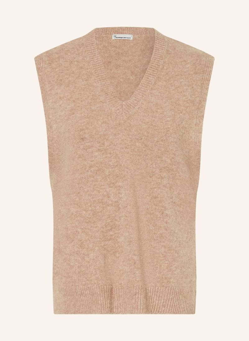 Knowledgecotton Apparel Pullunder beige von KnowledgeCotton Apparel