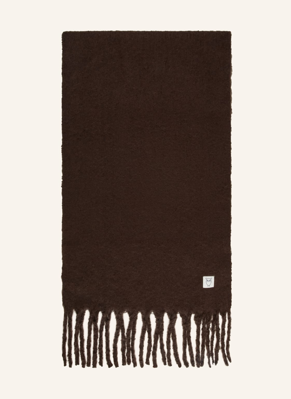 Knowledgecotton Apparel Schal braun von KnowledgeCotton Apparel