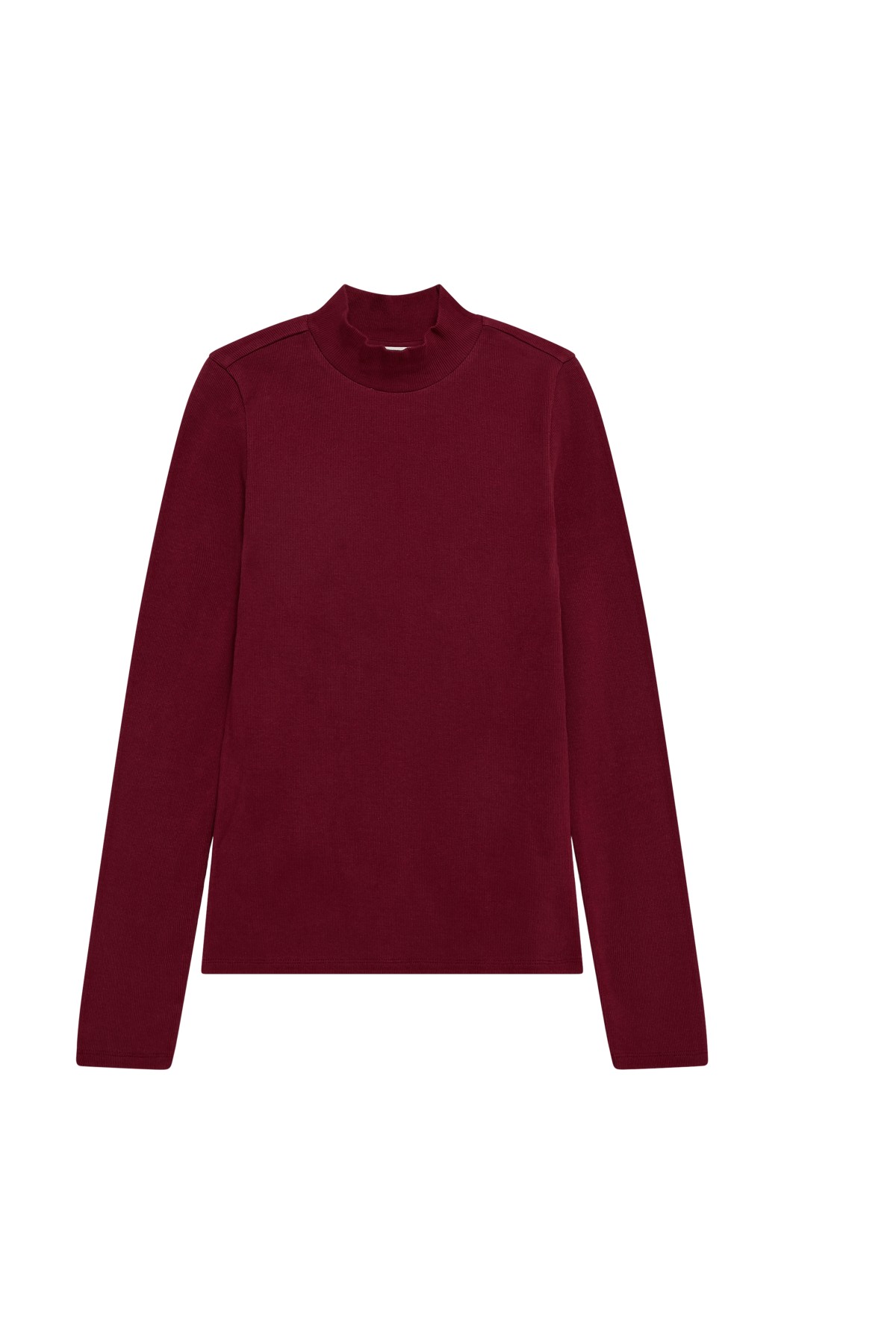Longsleeve Rib High Neck Rib von KnowledgeCotton Apparel