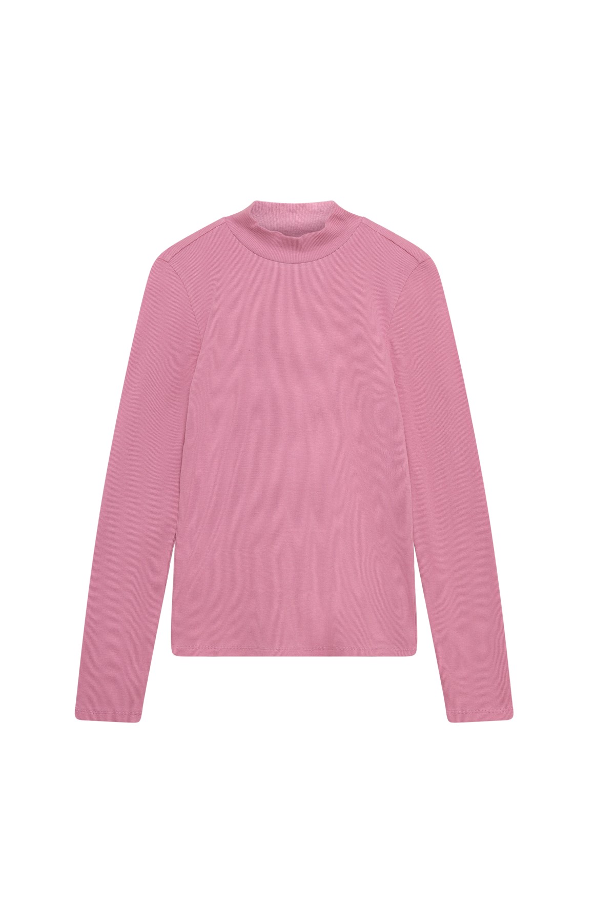 Longsleeve Rib High Neck Rib von KnowledgeCotton Apparel