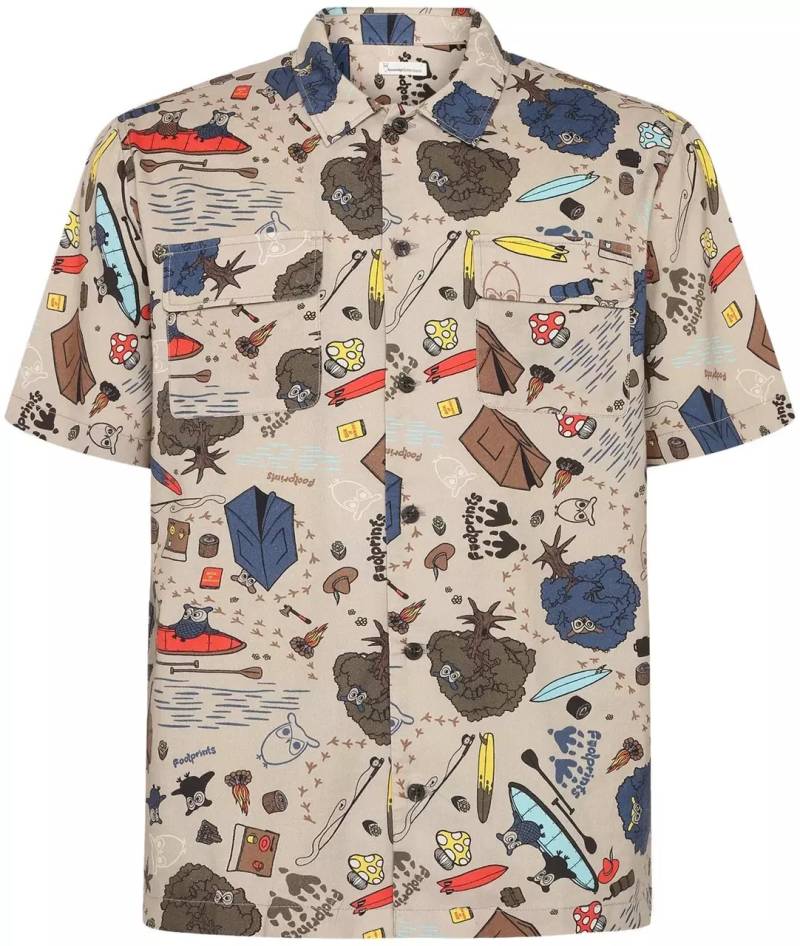 Regular Fit Structured AOP SS Men von KnowledgeCotton Apparel