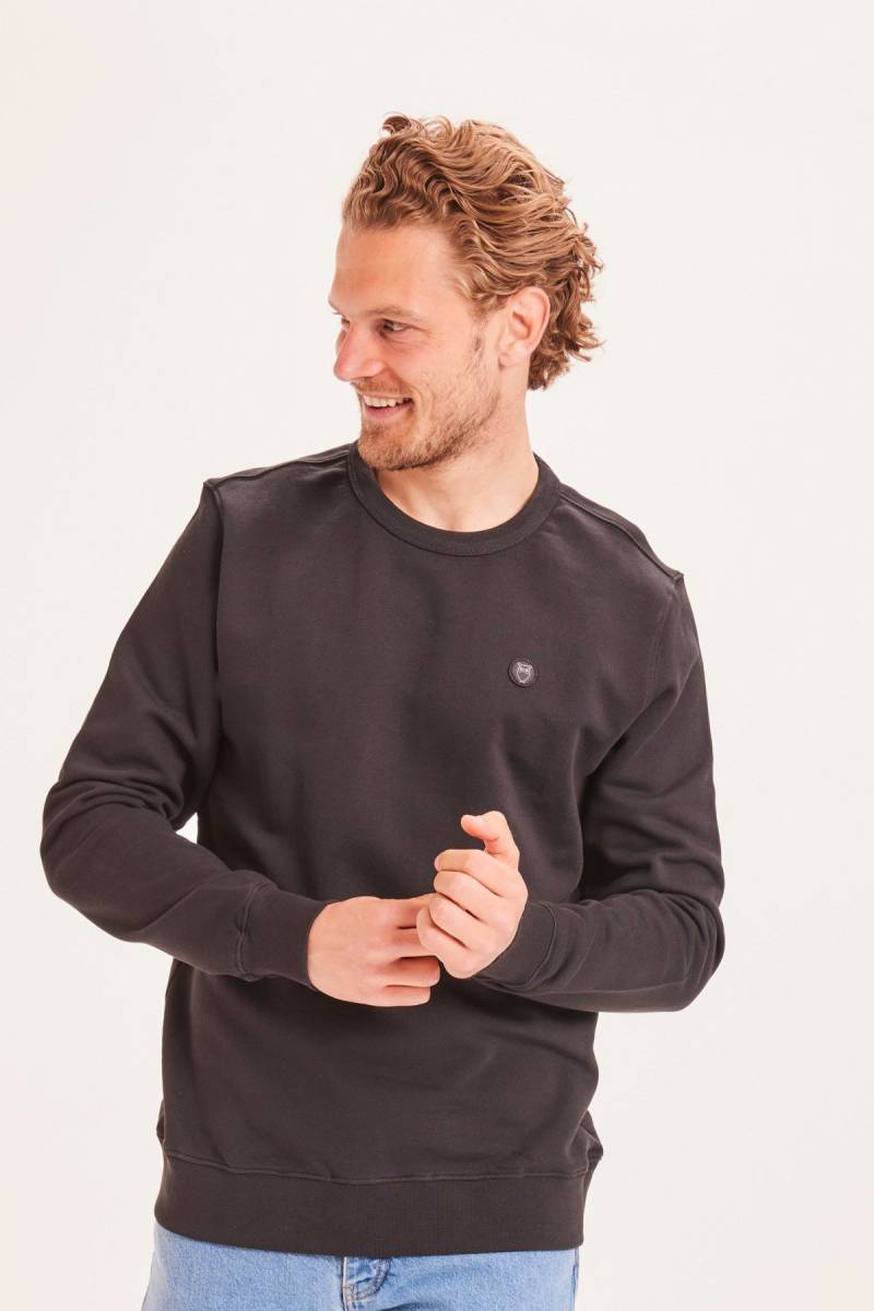 Sweatshirt Erik Basic Badge von KnowledgeCotton Apparel
