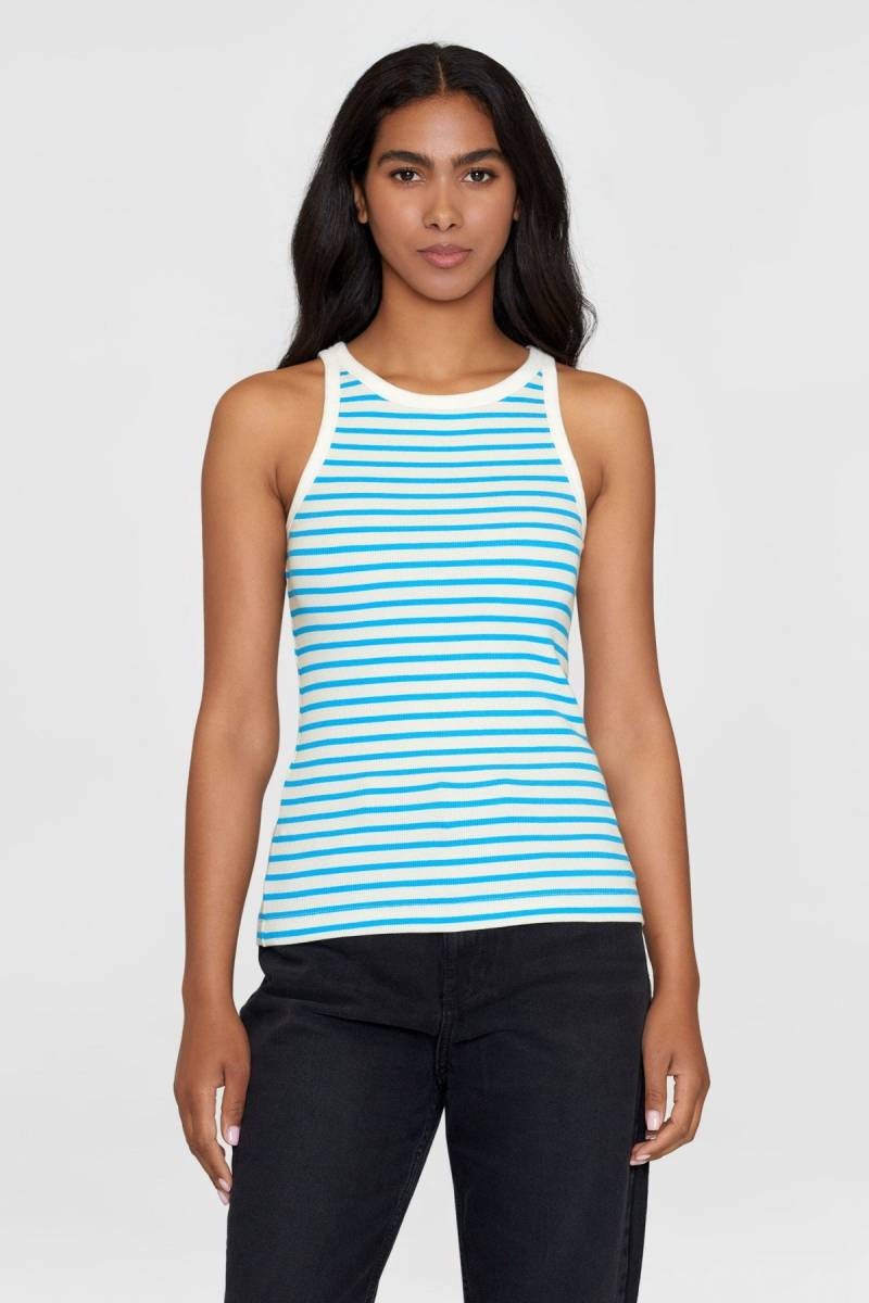 Top Racer Rib Striped von KnowledgeCotton Apparel