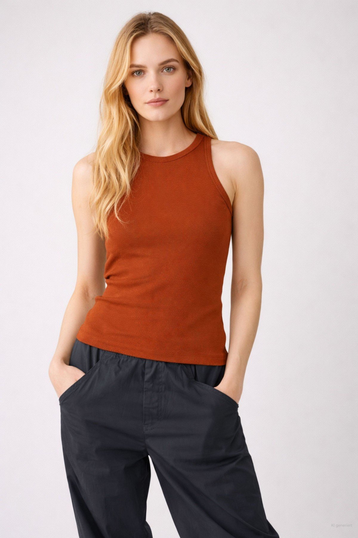 Top Racer Rib von KnowledgeCotton Apparel