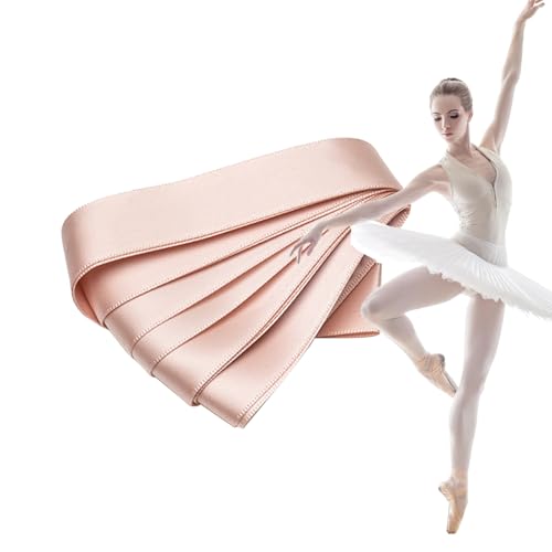 Ballett Satinbänder für Spitzenschuhe - Band Zum Annähen An Schläppchen | Glattes Nähfußbekleidung Für Training Männer Tänzer Mädchen Jugendliche Bühnenauftritt Innenraum von Knowlife