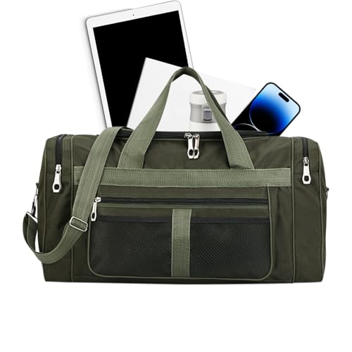 Duffle Bag - Sporttasche Für Workout Und Yoga Als Wochenendtasche Mit Schuhfach | Leichte Fitness Umhängetasche Als Trainingsweekender Für Reisen Schule Outdoor Mit Separatem Schuhefach von Knowlife