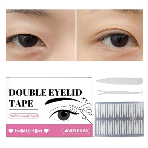 Hooded Augenlid Tape - Unsichtbare Augenlid Sticker für natürliche Lidfalten & Lifting Effekt,Transparente Haftende Lidschatten Formgeber für Alltag Fitnessstudio Büro Reisen Partys von Knowlife