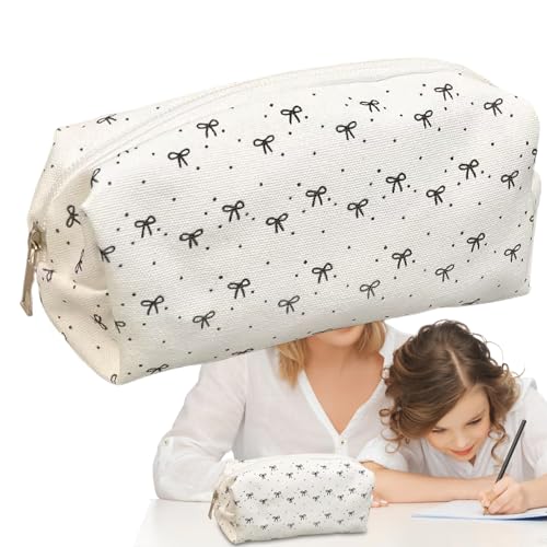 Knowlife Federtasche | Stifteetui Organizer | Schleifenmuster Ästhetisches Großes Fassungsvermögen Mäppchen für Schülerinnen Teenager Mädchen Schule Reisen Schreibwaren von Knowlife