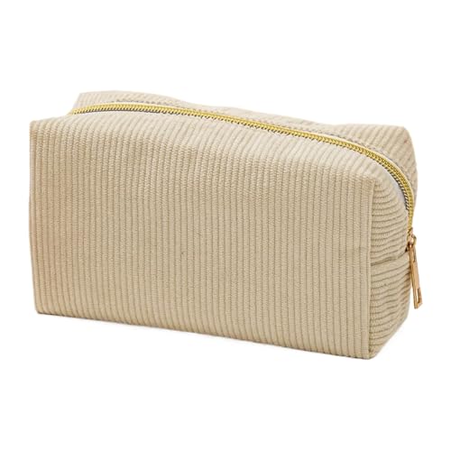 Knowlife Mädchen Federmäppchen - Kordstoff Schreibzeugtasche Kosmetikbeutel | Großes Stifteorganizer Für Frauen Schüler Lehrerinnen Schule Büro Make-up Stifte von Knowlife