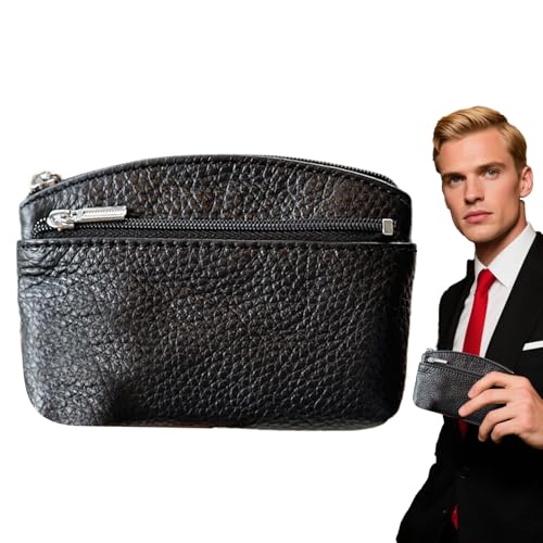 Münzgeldbörse, Kunstleder Reißverschluss Geldbörse, Kleine wasserdichte Tasche Für Kreditkarten Faltgeld Schlüssel Unisex Münzgeldbörse, Kunstleder Reißverschluss Geldbörse, Kleine wasserdichte Tasche Für Kreditkarten Faltgeld Schlüssel Unisex von Knowlife