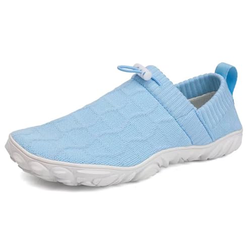 Knubbuf Velostep Schuh, VeloStep Reduziert Knieschmerzen und Schwellungen–Sanft und Effektiv Barfußschuhe–Zero Drop Sohle, rutschfeste/Leichte (Blau,37) von Knubbuf