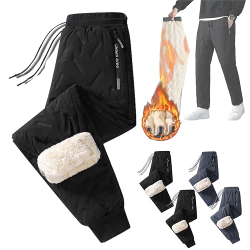 Magulo Unisex Thermohose, Verdickte Lässige Thermo-Sporthose, Wasserdichte Jogginghose Winter, Bleib Warm Und Trocken (DE/NL/SE/PL, Alphanumerisch, 8XL, Regular, Regular, Schwarzer Mund mit Kordelzug) Magulo Unisex Thermohose, Verdickte Lässige Thermo-Sporthose, Wasserdichte Jogginghose Winter, Bleib Warm Und Trocken (DE/NL/SE/PL, Alphanumerisch, 8XL, Regular, Regular, Schwarzer Mund mit Kordelzug) von Knubbuf