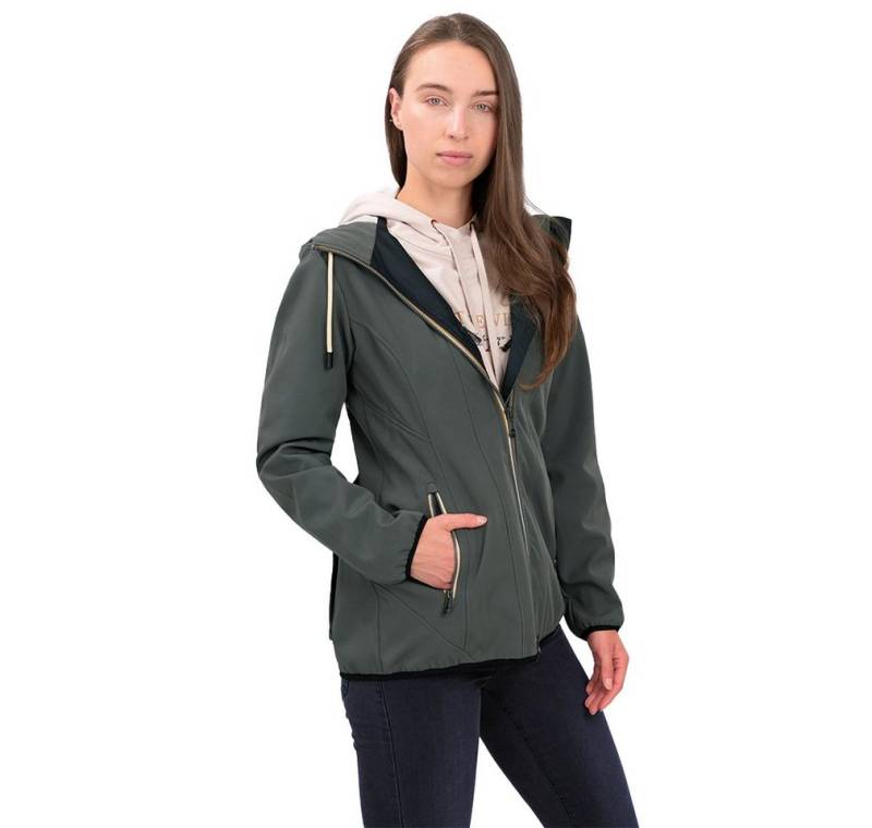 Knuffelwuff Outdoorjacke Softshell Jacke Manhattan mit Rückentasche von Knuffelwuff