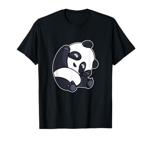 Süßer Panda Streckt sich Schläfriger Panda für Kinder T-Shirt Süßer Panda Streckt sich Schläfriger Panda für Kinder T-Shirt von Knuffiger Panda Putzig, Bambus, Natur