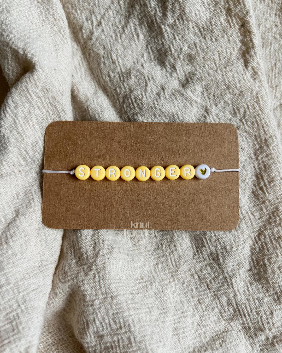 Endometriose Armband Stronger ・awareness Schmuck Gelb, Goldenes Herz, Geschenk Für Betroffene Endometriose Armband Stronger ・awareness Schmuck Gelb, Goldenes Herz, Geschenk Für Betroffene von Knutkaerlek