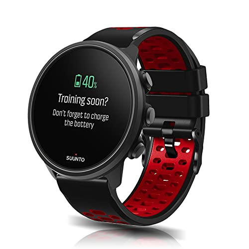 KoGiio 24mm Armband für Suunto 9/Suunto 7/Suunto 9 Baro/Suunto D5/Suunto Spartan Sport, Damen Herren Silikon Weich Mode Ersatzband Uhrenarmband für Suunto 9/Suunto 7/Suunto 9 Baro - Schwarz Rot KoGiio 24mm Armband für Suunto 9/Suunto 7/Suunto 9 Baro/Suunto D5/Suunto Spartan Sport, Damen Herren Silikon Weich Mode Ersatzband Uhrenarmband für Suunto 9/Suunto 7/Suunto 9 Baro - Schwarz Rot von KoGiio