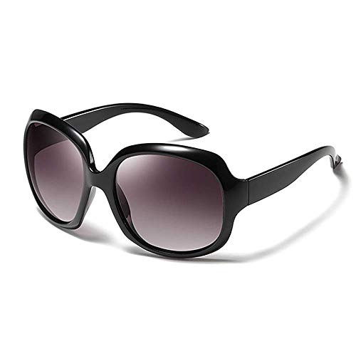 KoKoBin Mode Polarisierte Damen Sonnenbrille Outdoor UV400 Schutz Brille mit großem Gestell Schwarz von KoKoBin