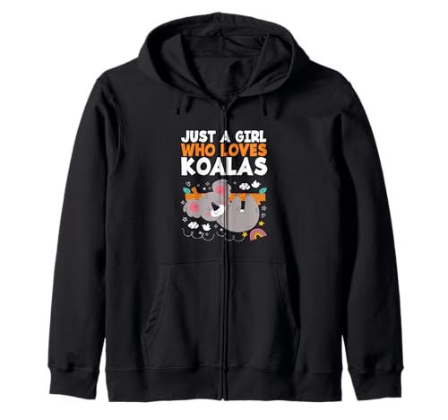 Koalabär-Liebhaber, süßes Tier, nur EIN Mädchen, das Koalas liebt Kapuzenjacke Koalabär-Liebhaber, süßes Tier, nur EIN Mädchen, das Koalas liebt Kapuzenjacke von Koala Bear Lover Just A Girl Who Loves Koalas Gift