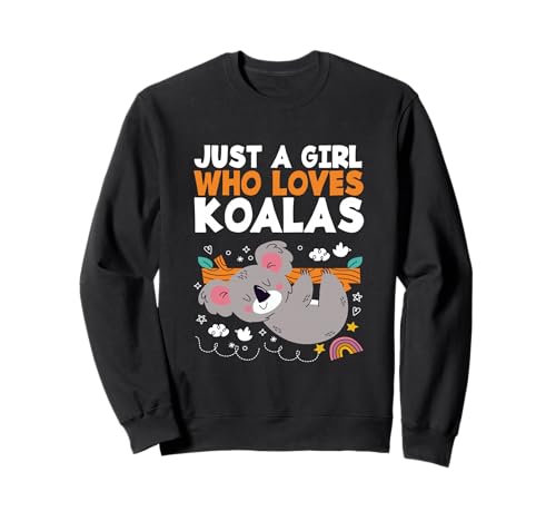 Koalabär-Liebhaber, süßes Tier, nur EIN Mädchen, das Koalas liebt Sweatshirt Koalabär-Liebhaber, süßes Tier, nur EIN Mädchen, das Koalas liebt Sweatshirt von Koala Bear Lover Just A Girl Who Loves Koalas Gift