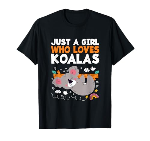 Koalabär-Liebhaber, süßes Tier, nur EIN Mädchen, das Koalas liebt T-Shirt Koalabär-Liebhaber, süßes Tier, nur EIN Mädchen, das Koalas liebt T-Shirt von Koala Bear Lover Just A Girl Who Loves Koalas Gift