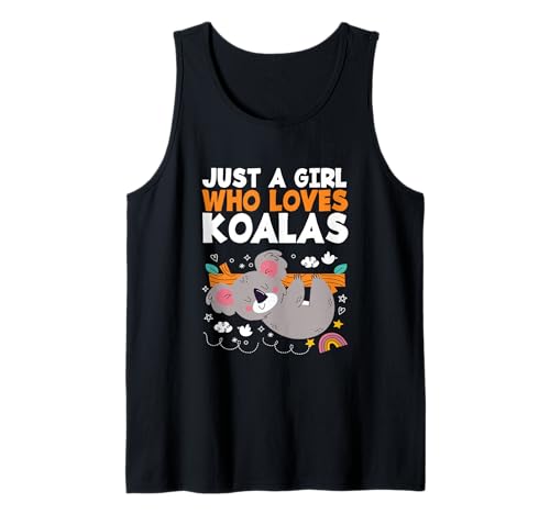 Koalabär-Liebhaber, süßes Tier, nur EIN Mädchen, das Koalas liebt Tank Top Koalabär-Liebhaber, süßes Tier, nur EIN Mädchen, das Koalas liebt Tank Top von Koala Bear Lover Just A Girl Who Loves Koalas Gift