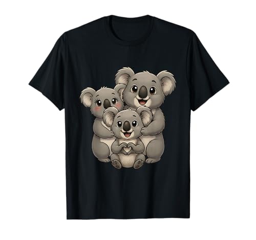 Koala mit Familie | Süßer Koalabär mit Koala Mama & Papa T-Shirt Koala mit Familie | Süßer Koalabär mit Koala Mama & Papa T-Shirt von Koala Designer Designs
