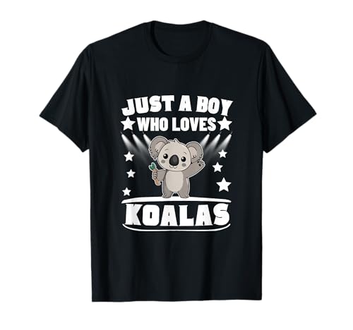 Just A Boy Who Loves Koalas Lustiger Koala T-Shirt Just A Boy Who Loves Koalas Lustiger Koala T-Shirt von Koala Gifts For Women And Girls