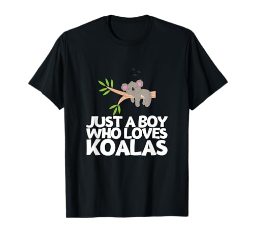 Just A Boy Who Loves Koalas Lustiger Koala T-Shirt Just A Boy Who Loves Koalas Lustiger Koala T-Shirt von Koala Gifts For Women And Girls
