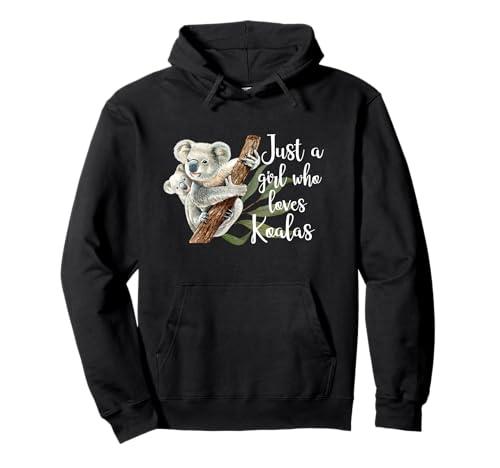 Just A Girl Who Loves Koalas Shirt Koala-Liebhaber Geschenk Pullover Hoodie von Koala Lover Gifts by 3C