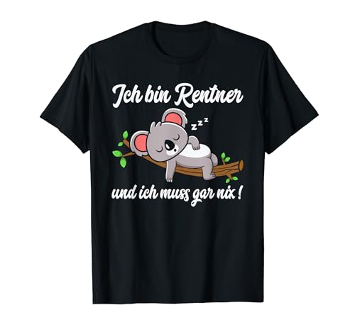 Ruhestand Rentner Spruch für Männer & Frauen Rente Koala T-Shirt Ruhestand Rentner Spruch für Männer & Frauen Rente Koala T-Shirt von Koala Rentner T-Shirt Geschenke für Mann & Frau