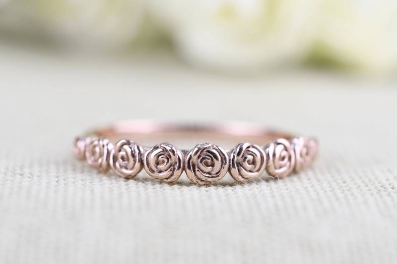 Rose Knospe Blumenband Bossom Solid Gelb Ehering von KoalaJewelleryDesign