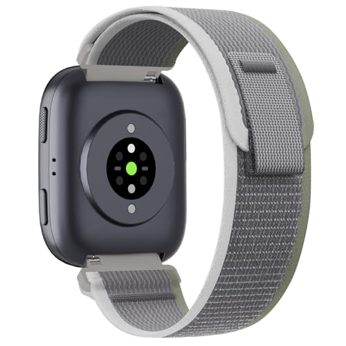 Koazon Trail Loop Nylon-Uhrenarmbänder, 22 mm, kompatibel mit Amazfit Bip 6/5, weich, atmungsaktiv, verstellbar, gewebt, Sport-Ersatzband für Amazfit GTR 4/3/3 Pro/2/2e/47 mm, Balance für Herren und von Koazon