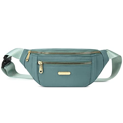 Frauen Taille Tasche Schulter Umhängetasche Brust Taschen Handtaschen Nylon Fanny-Pack Gürtel Telefon Beutel Geld Halter von Kobeleen