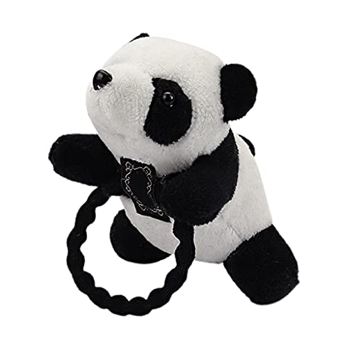 Niedlicher Panda-Kopfschmuck, elastisches Stirnband für Kopf, Schleife, Haargummi, Brosche, Armband, Haar, Kleidung, Accessoires von Kobeleen