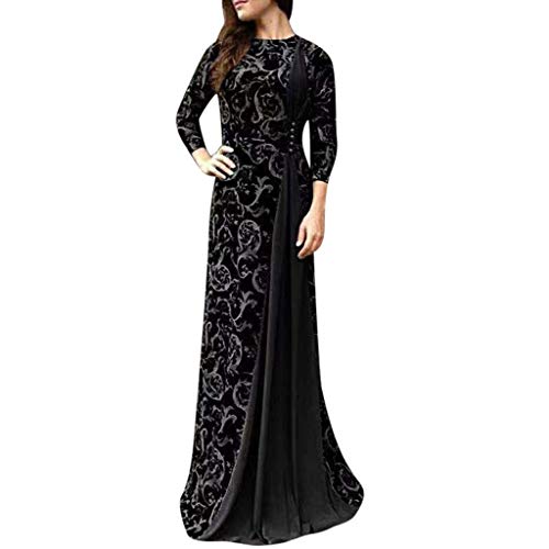 Kobilee Abaya Damen, Islam Set Muslimische Gebetskleid Ramadan Schwarz Kaftan Langarm Kleider Muslim Lang Gebetskleidung Beten Islamische Abaya Retro Türkische Jalabiya Arabische Thobe Saudi von Kobilee