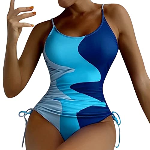 Kobilee Bademode Damen Push Up Bathing Suit Sport Einteiliger Curvy Badeanzug High Waist ohne Bügel Schwimmbadeanzug Monokini Frühling Sommer Sexy Bauchweg Urlaub Schwimmanzug Badeanzüge von Kobilee